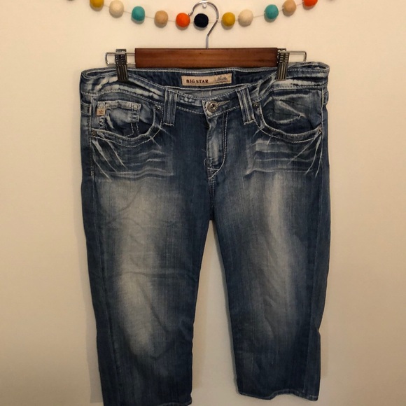 ⭐️ BIG STAR MADDIE MID RISE FIT CAPRIS ⭐️ - Picture 4 of 8